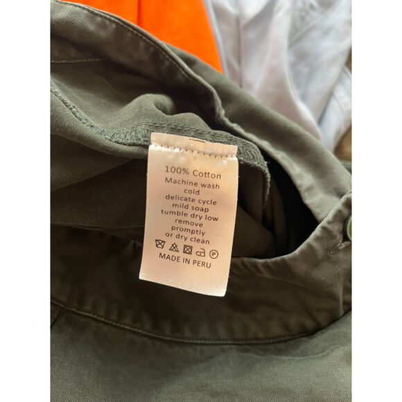 Ali Golden Cotton Fly Pants in Dark Forest Green - Large - Picture 5 of 5